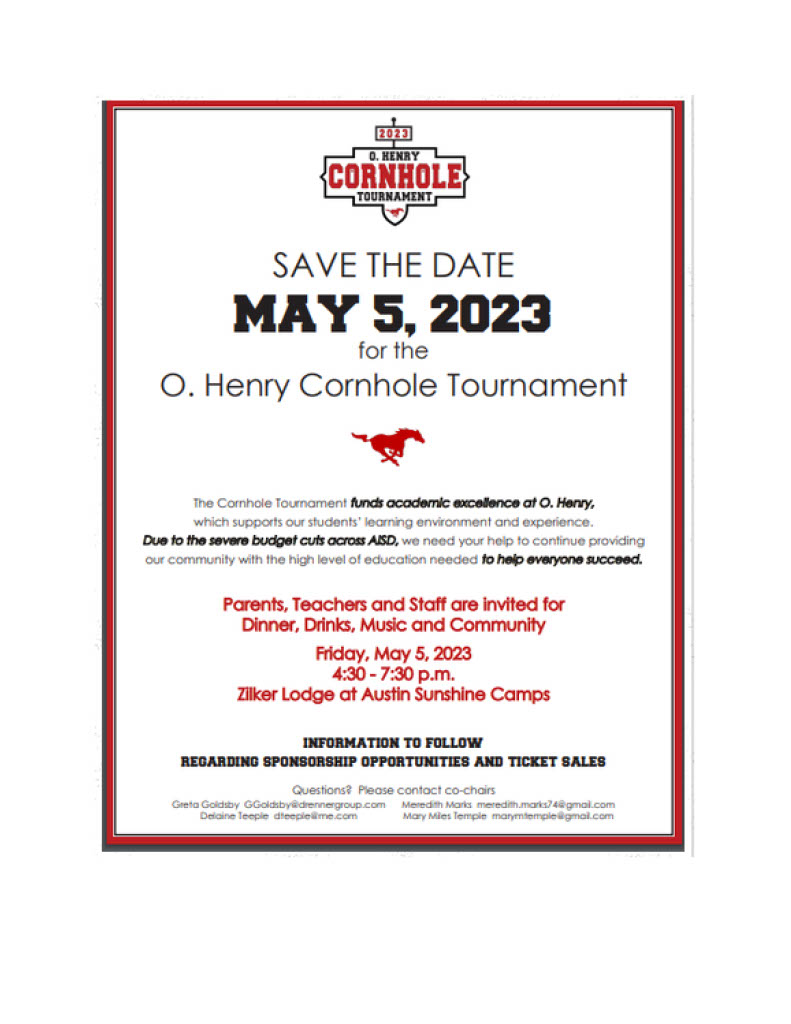 O. Henry Cornhole Tournament