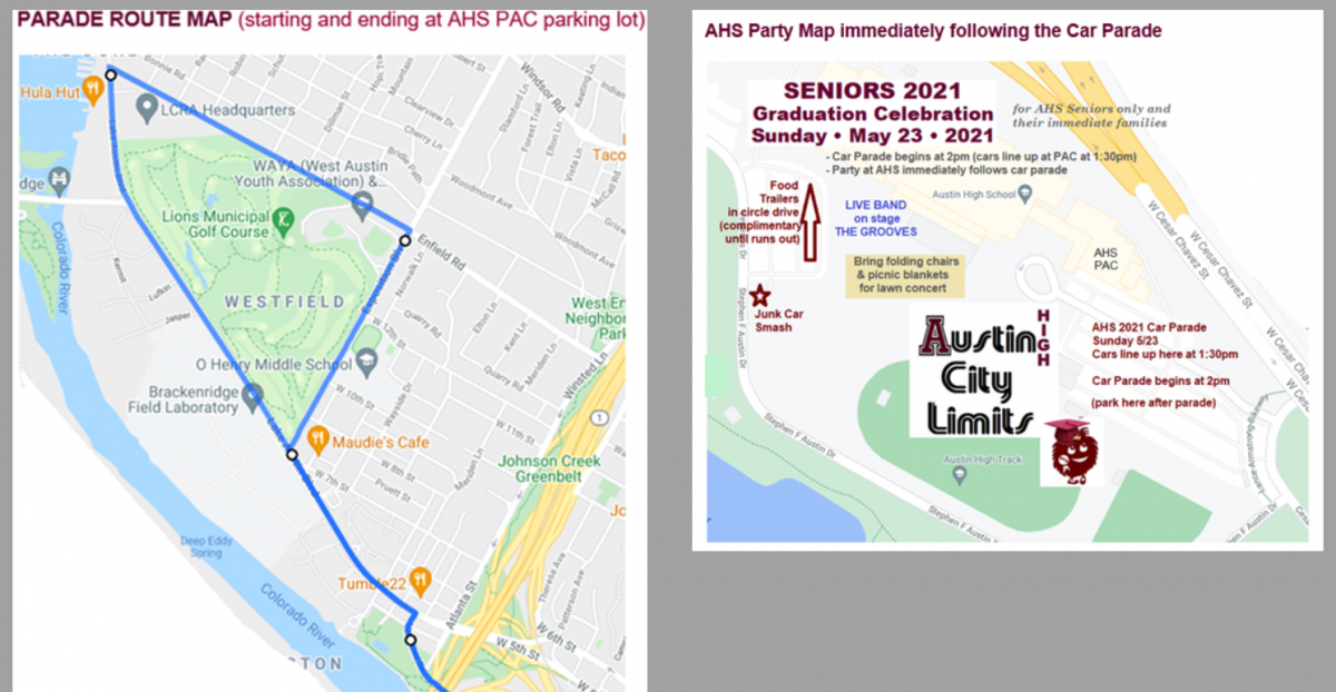 AHS Senior Parade Route