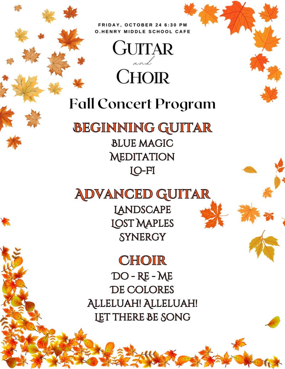 Guitar and Choir Fall Concer