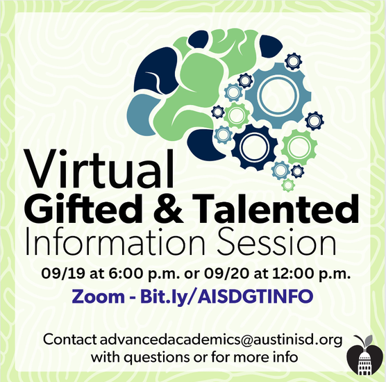 Virtual Gifted and Talented Sessions